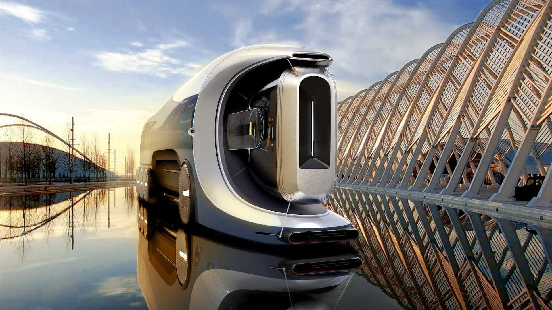 futuristic semi truck