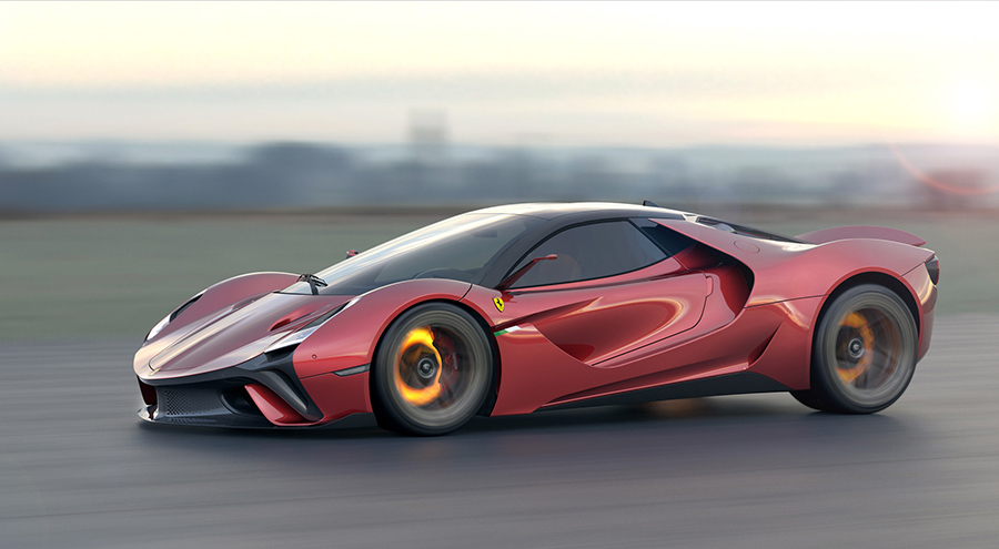 New Incredible Ferrari Stallone Concept Car By Murray Sharp