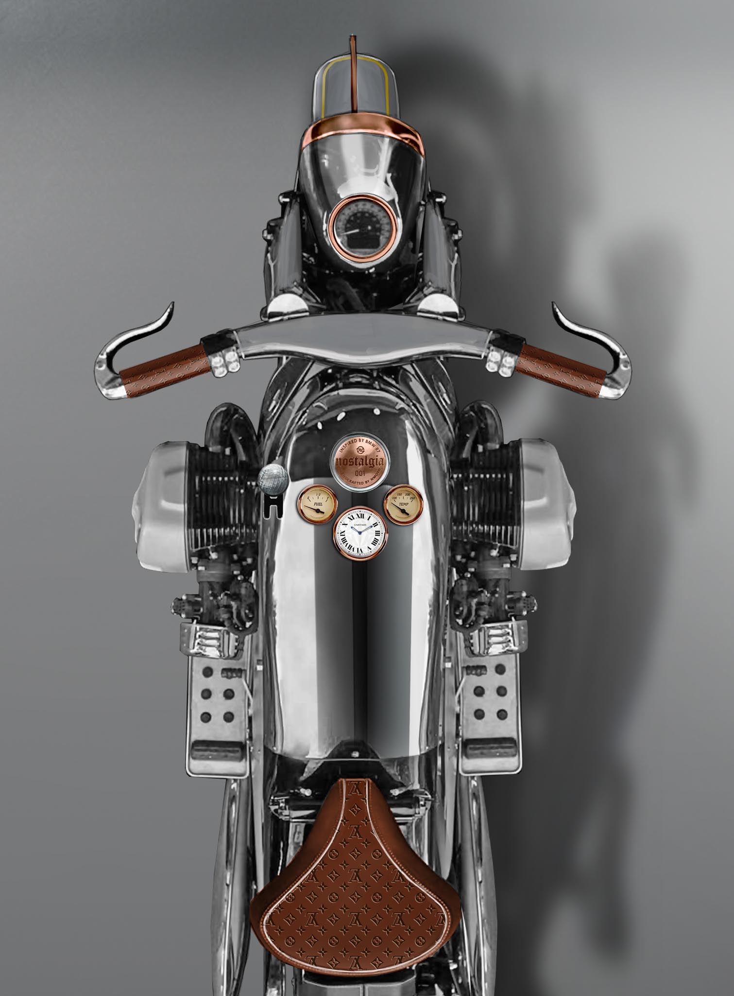 nostalgia bmw motorcycle