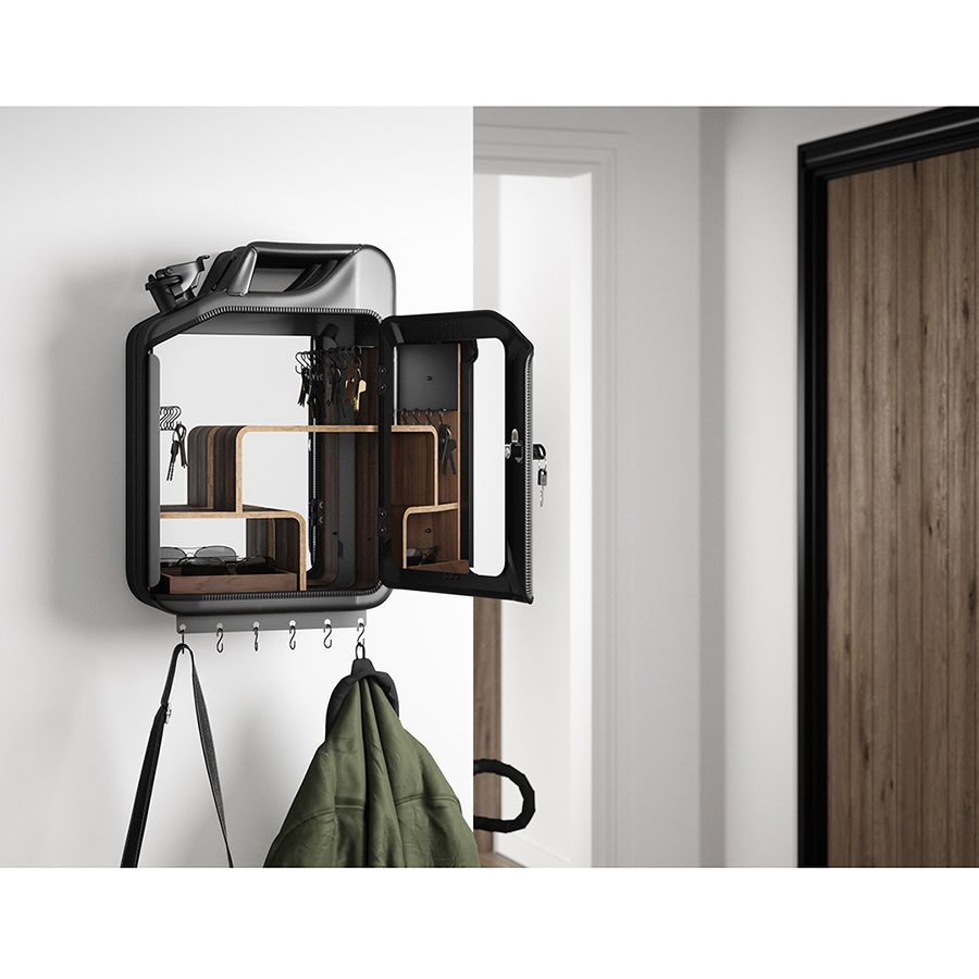 small black bar cabinet