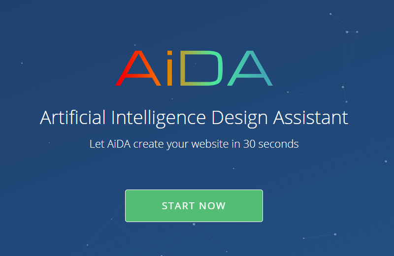 AIDA free website builder software