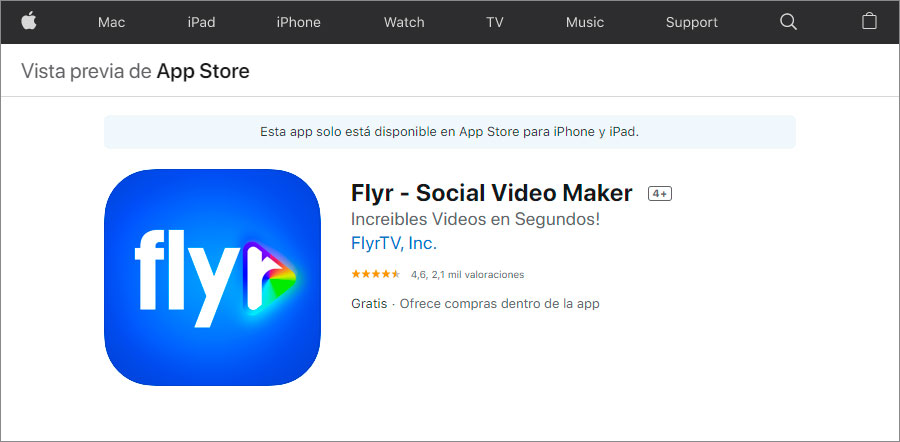 Flyr free online video maker