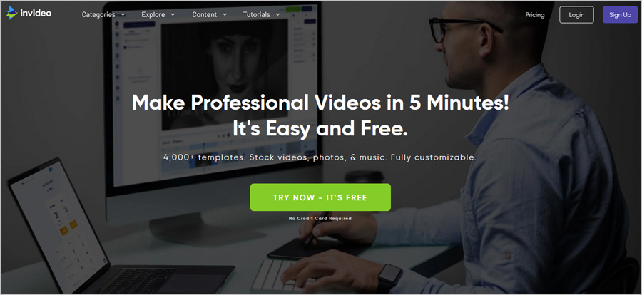 InVideo free online video maker