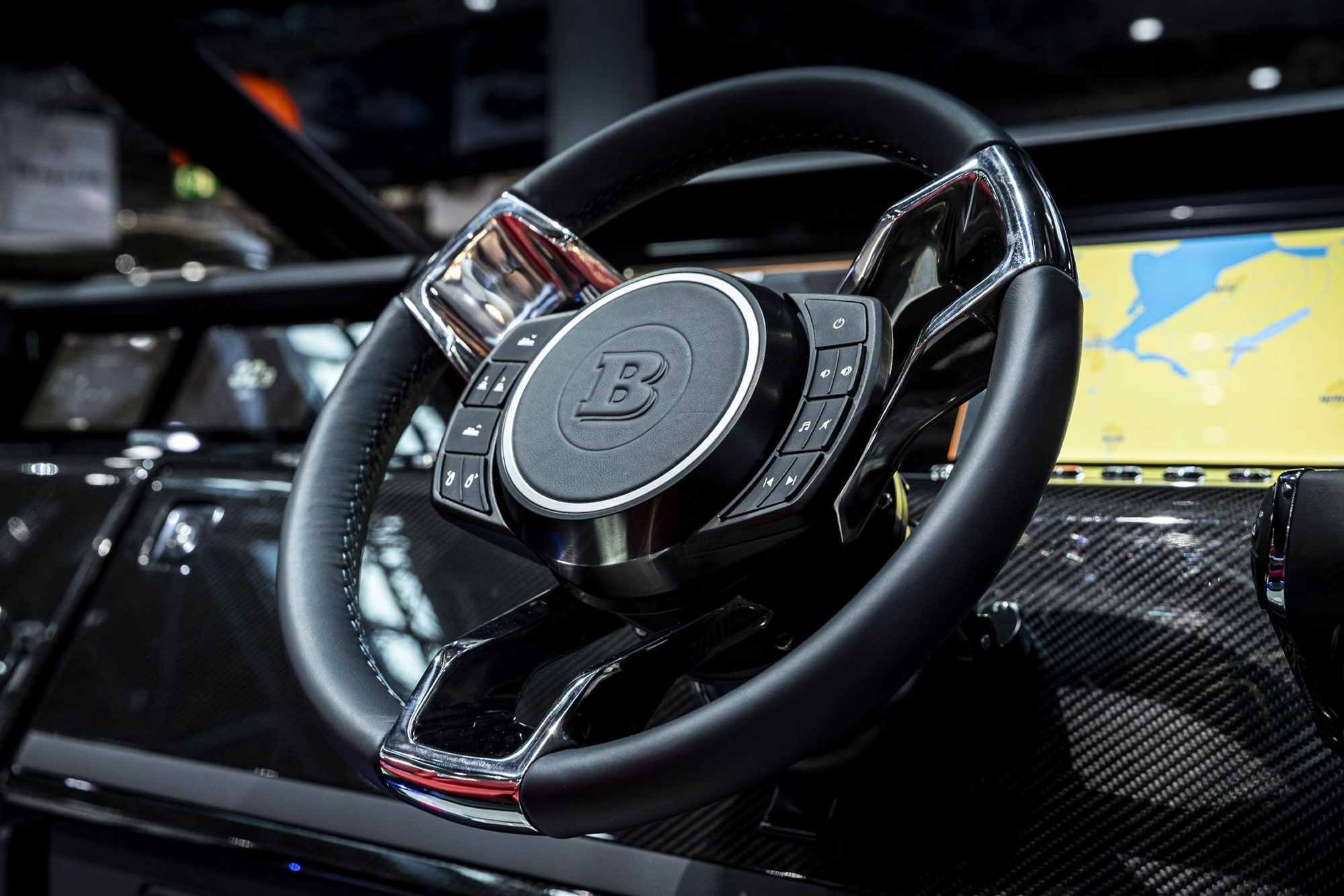 brabus luxury speed boat cockpit