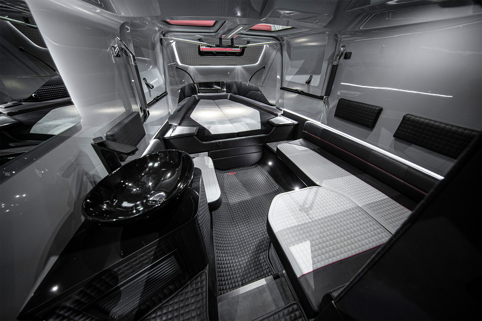 brabus luxury speed boat interior