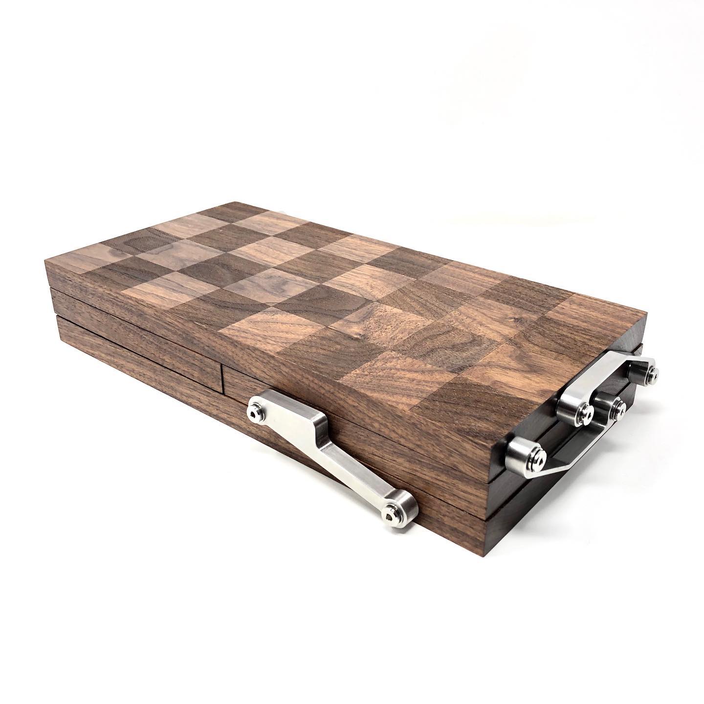 folding wooden chess board