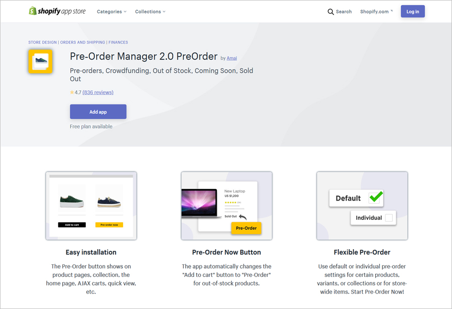 Pre-Order Manager Shopify app