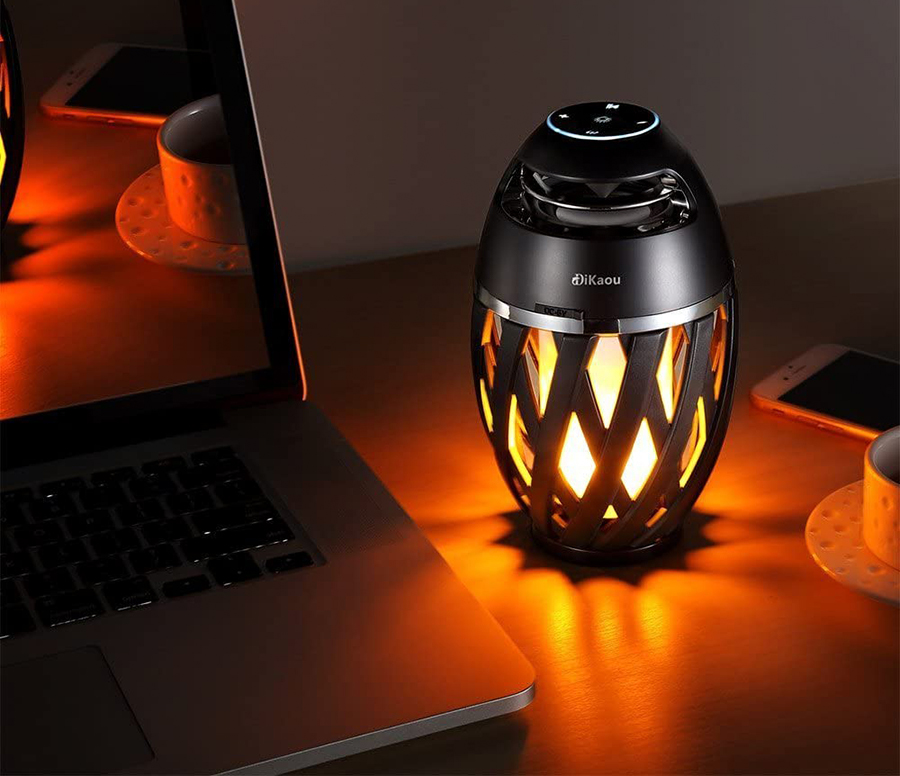 Anniversary Gifts for Him - Led Flame Atmosphere Speaker