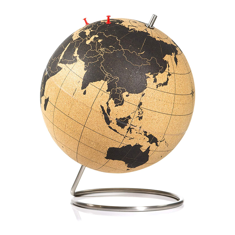 If He is an Avid Traveler - Creative Cork Globe