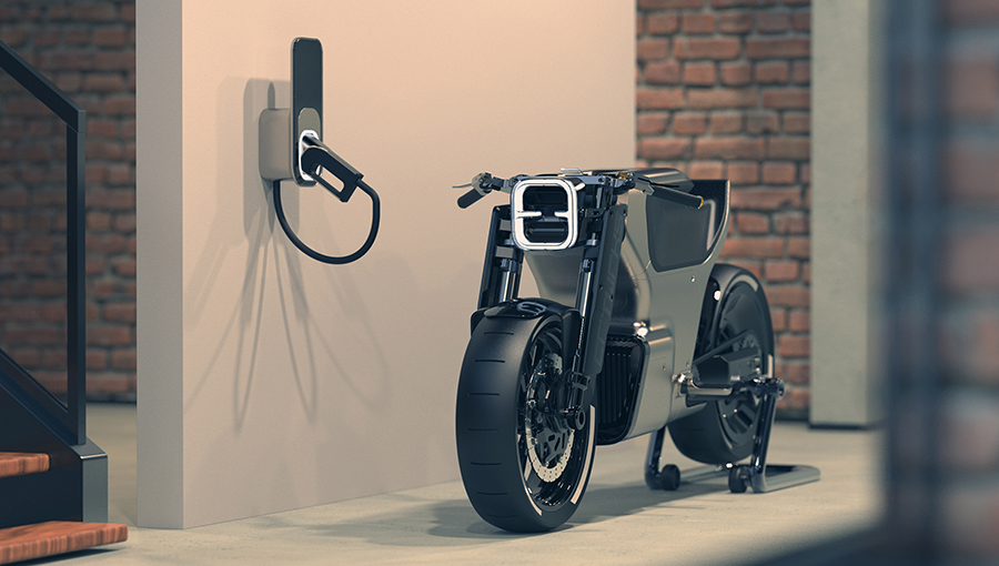 Cool E-Bike CRTWRKS MOTO by Adam Carvalho