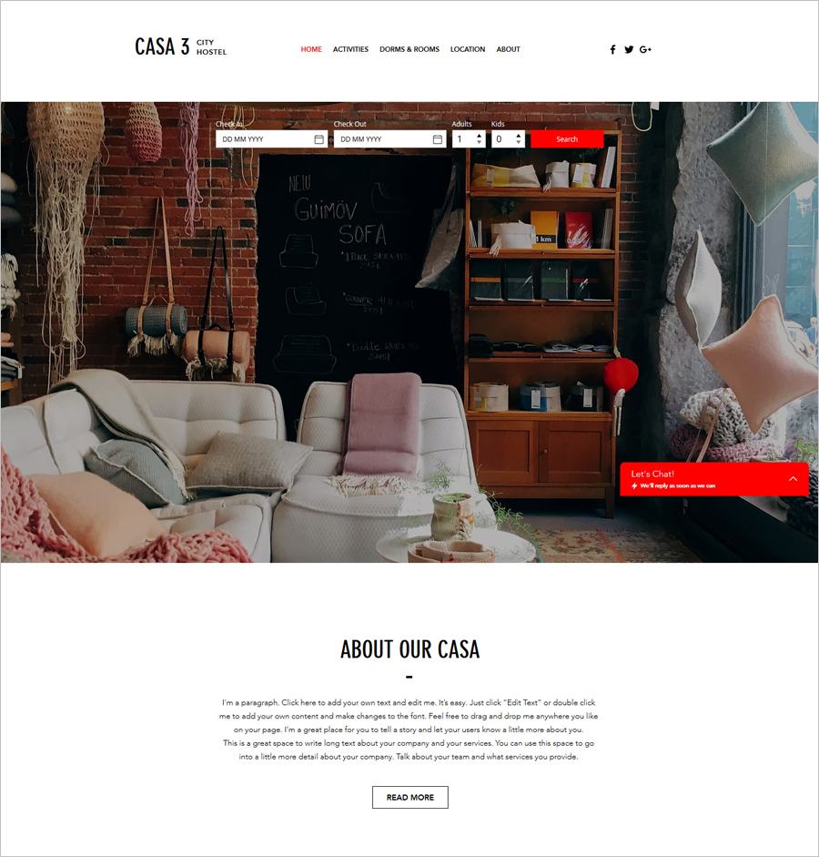 30 Best Free Hotel Website Templates and WordPress Themes