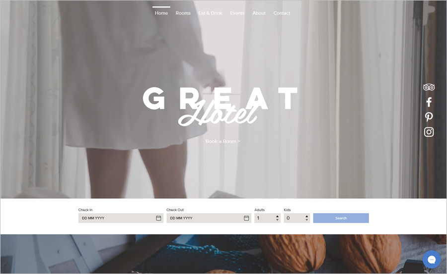 Free Hotel HTML5 Website Template