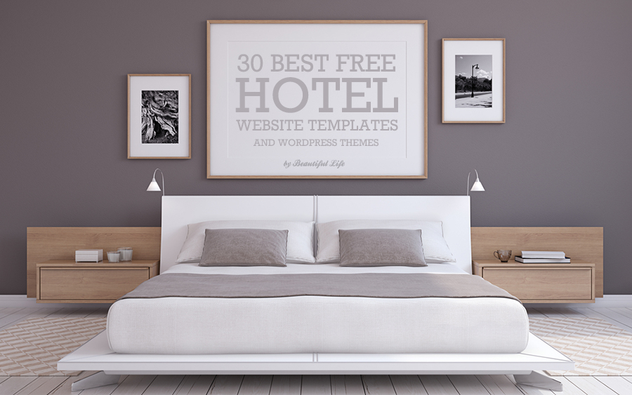 30 Free Hotel Website Templates and WP Themes 