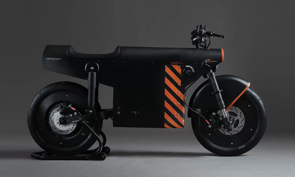 Katalis EV.1000 the Arsenale WWII Style Electric Motorcycle