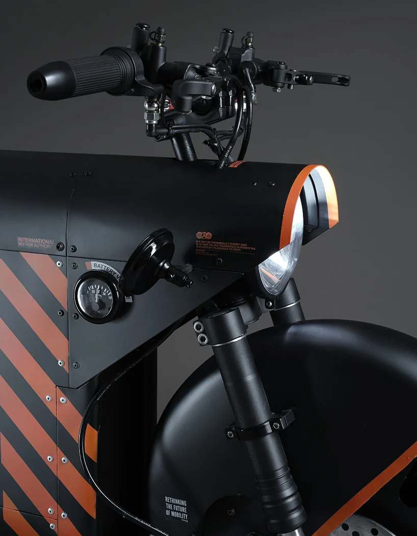 vintage electric motorcycle