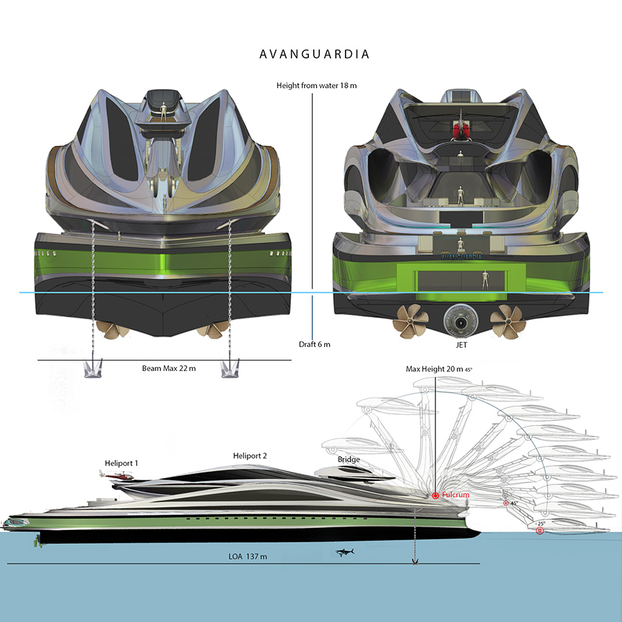 yacht blueprint
