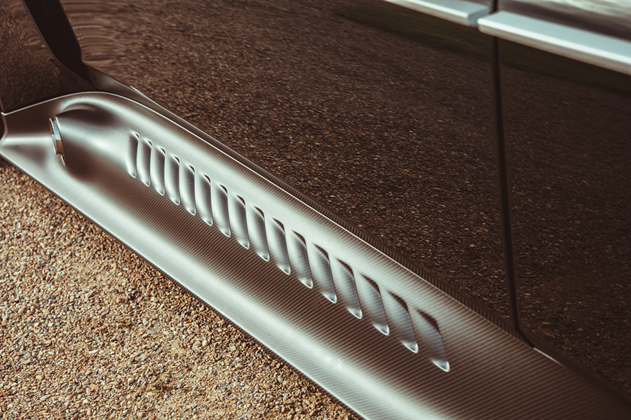 custom aston martin exhaust pipe