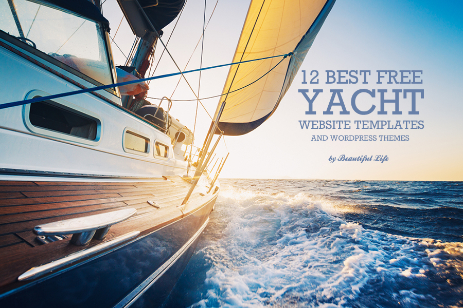 12 Best Free Yacht and Boat Website Templates and WordPress Themes