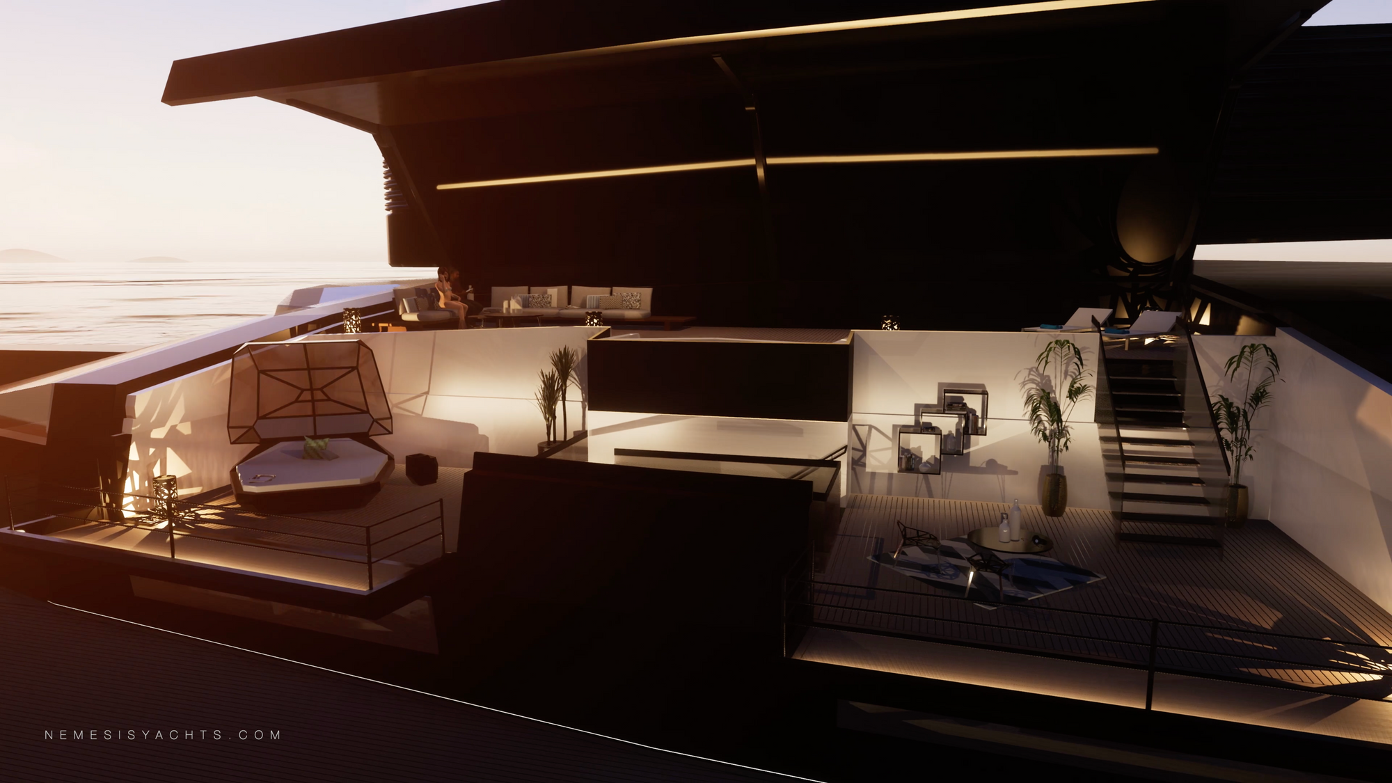 catamaran interiors