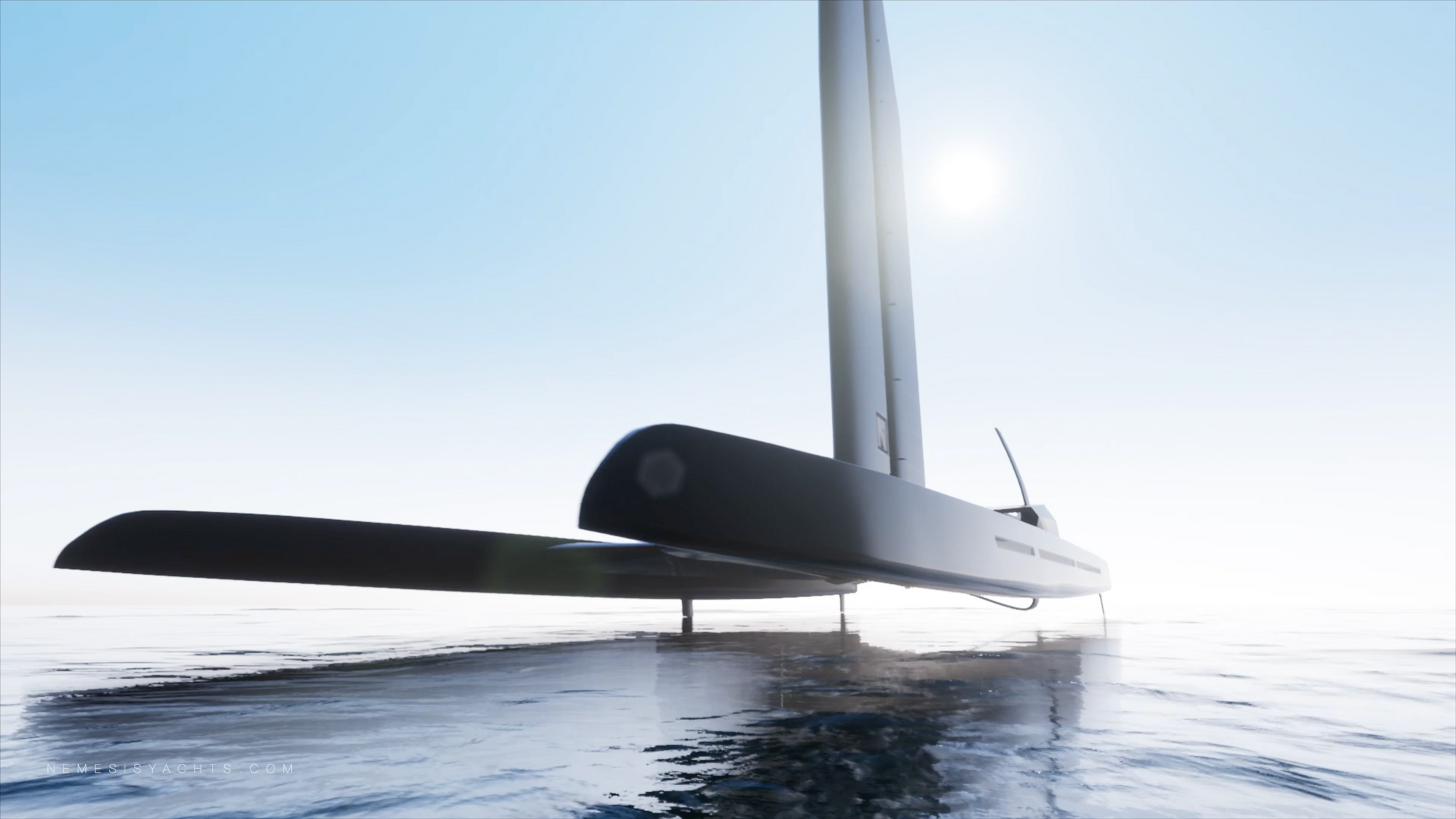 the worlds fastest hydrofoil cruising catamaran