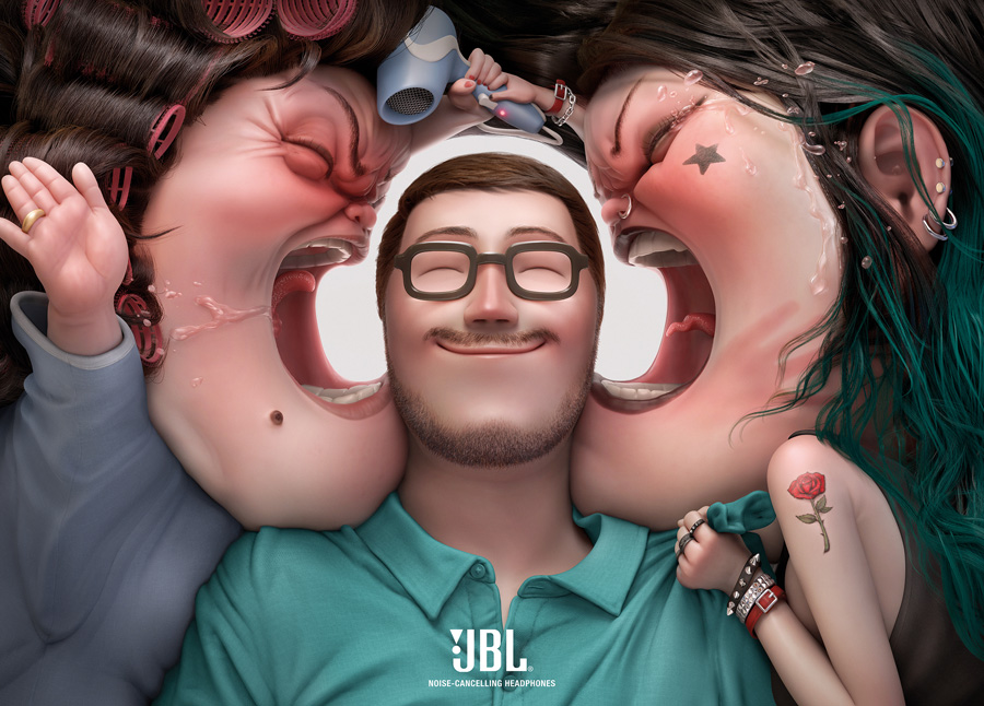 creative headphone ads