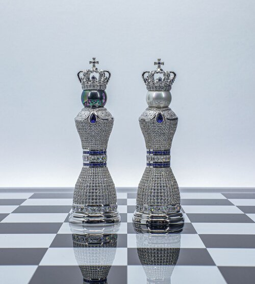 royal diamond chess set