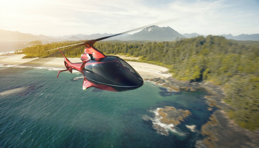 World's First Truly Private, Luxury Helicopter - Hill Helicopters HX50