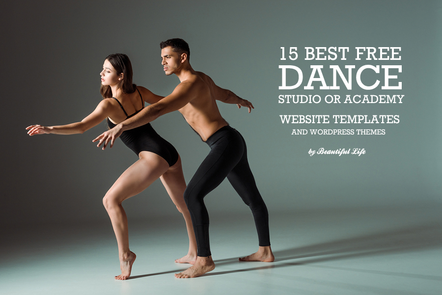 15 Best Free Dance Studio Website Templates and WP Themes