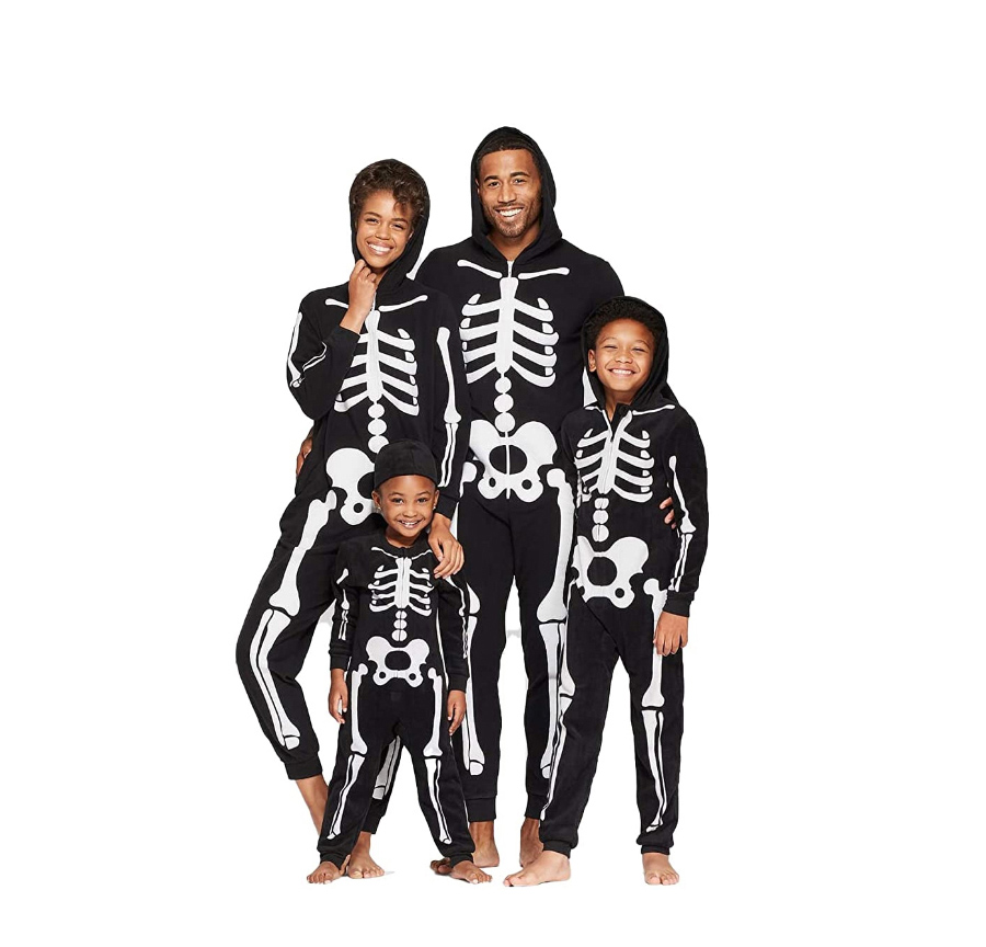 Family Jammies Cotton Skeleton Matching Costume