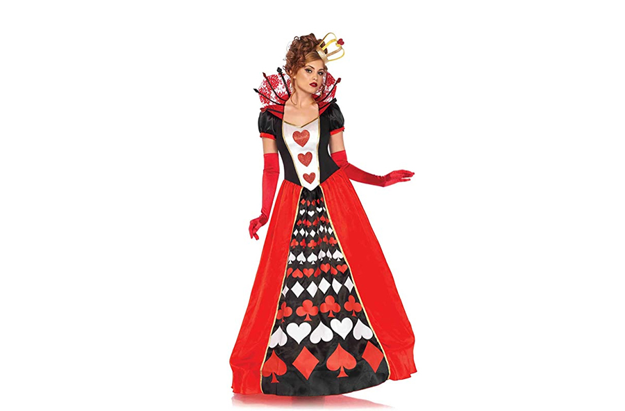 Women's Wonderland Queen of Hearts Halloween Costume