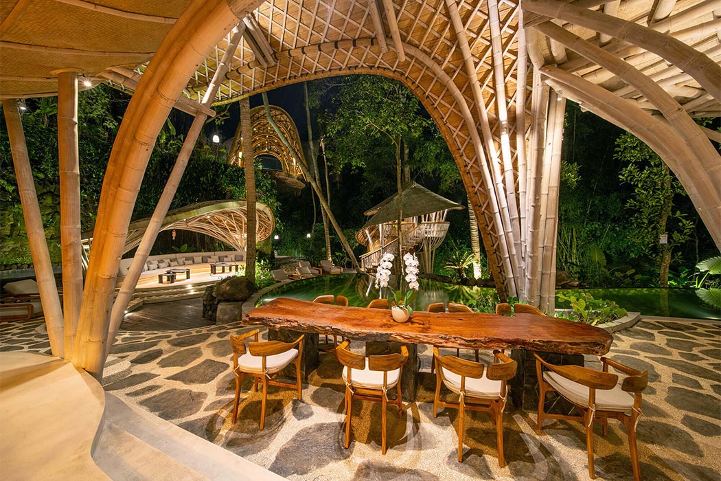 bamboo hotel interior design