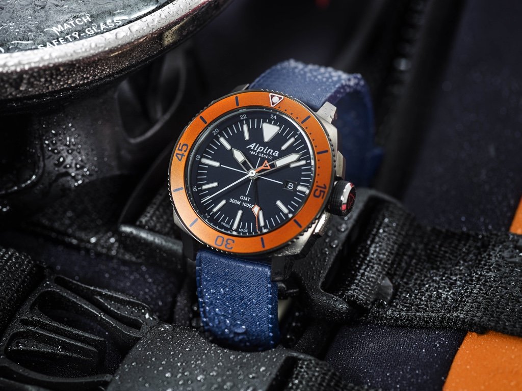Alpina Seastrong GMT Diver Watch