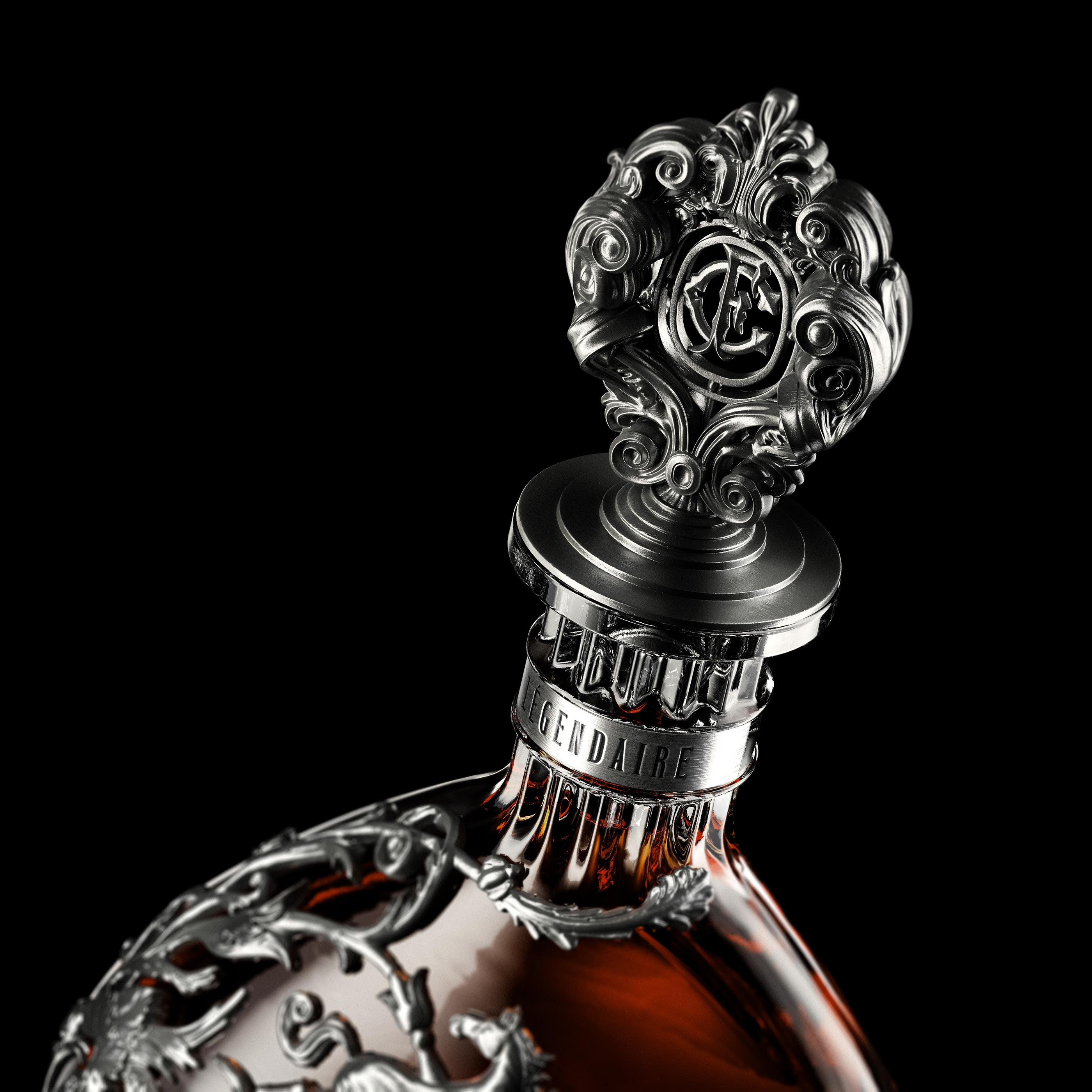 expensive cognac bottle