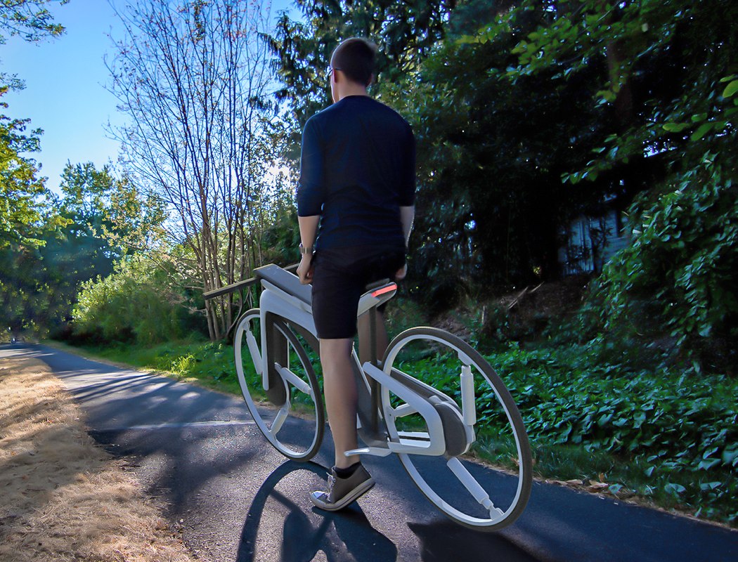 creative Tesla bicycle