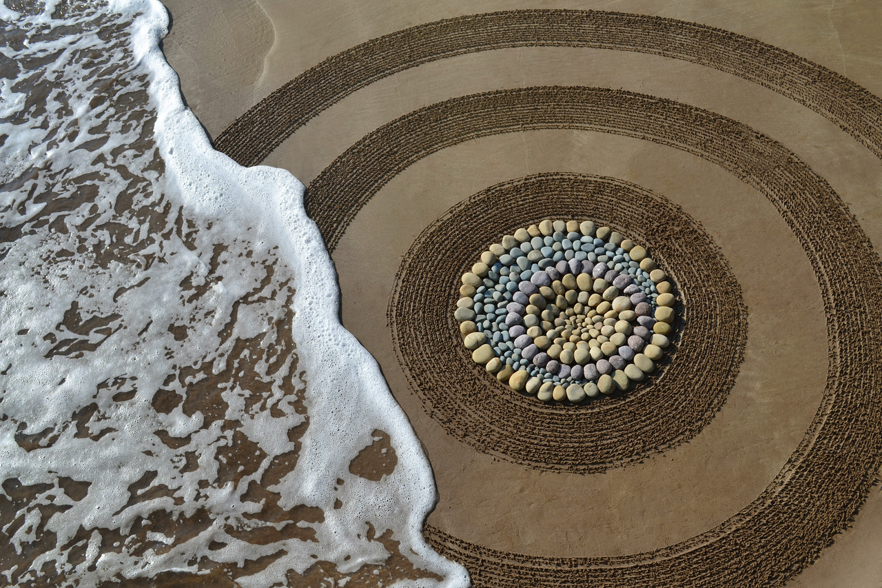 beach stone art images