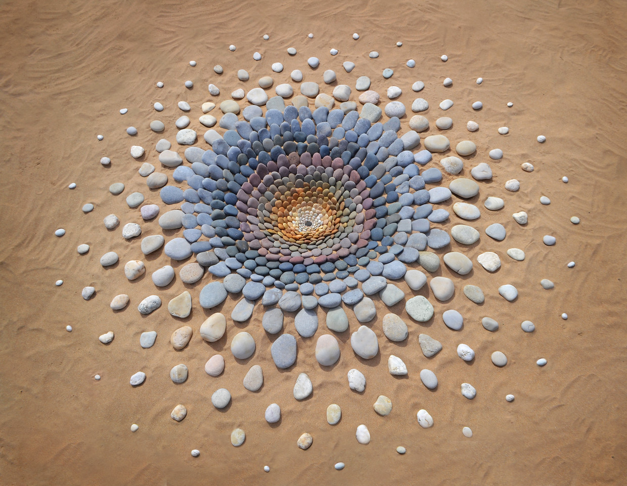 Stunning Beach Stone Art by Jon Foreman