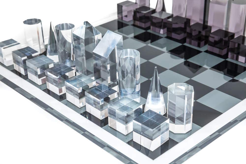 Bello games New York's Luxury Contemporary Acrylic Chess Set