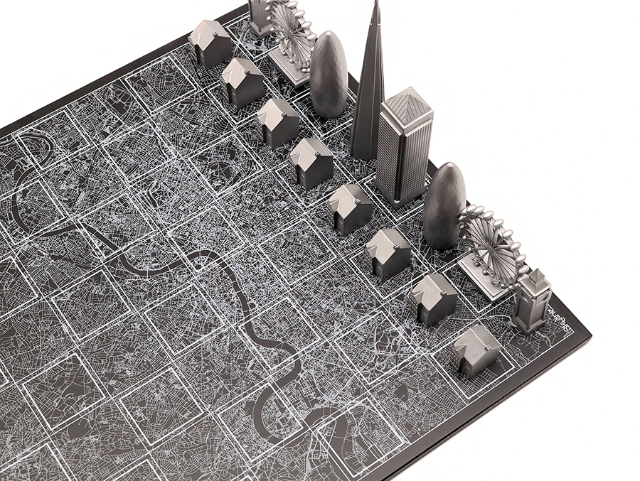 Premium Metal London Edition Chess Set