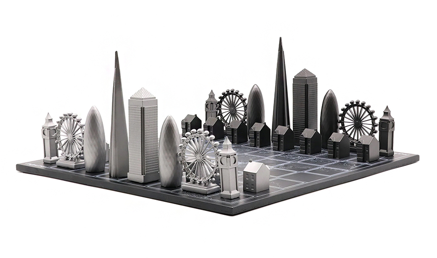 Premium Metal London Edition Chess Set