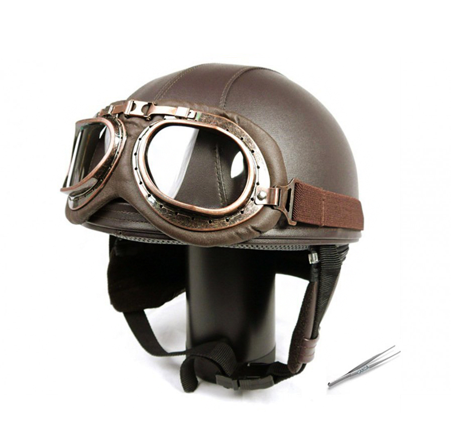Hanmi Leather German Helmet