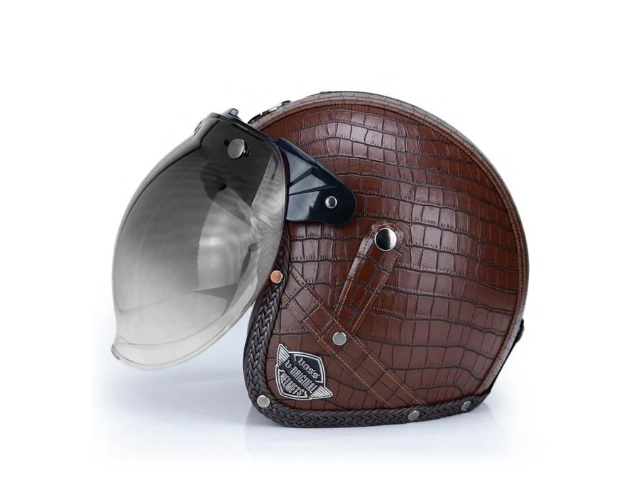 Bubble Visor Vintage Style Helmet