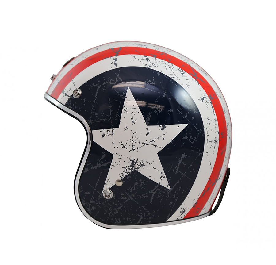 TORC T-50 Rebel Star 3/4 Helmet