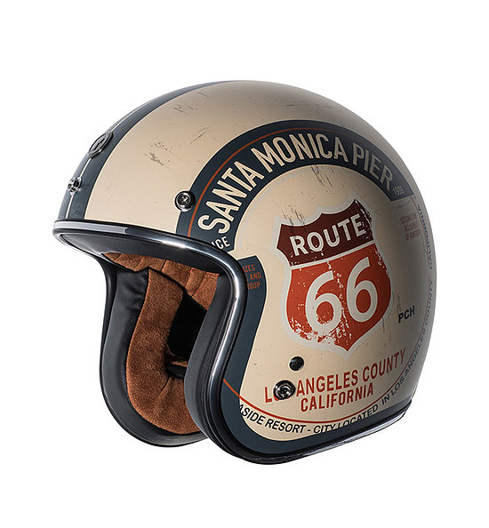 TORC T-50 Route 66 3/4 Motorcycle Helmet