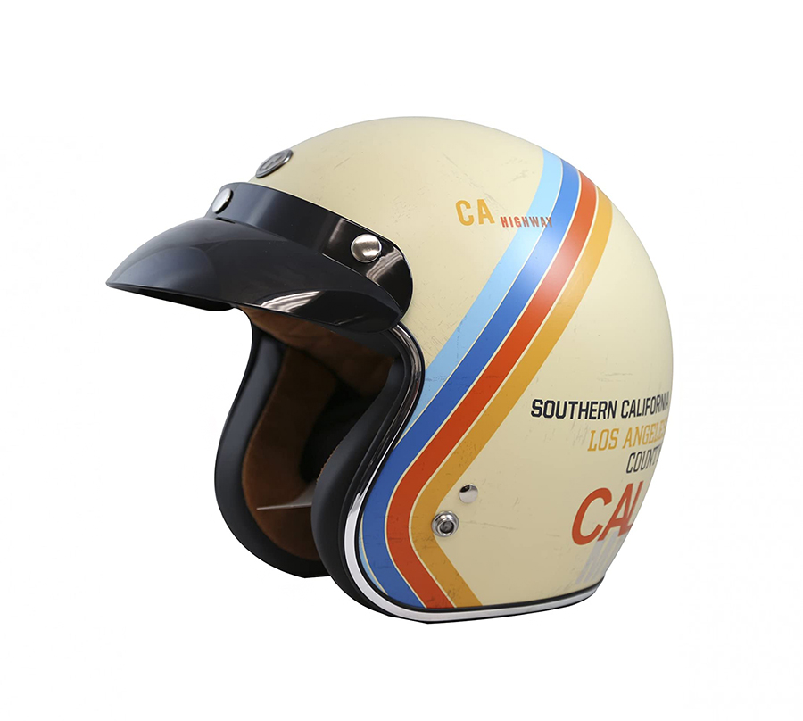 35 Best Vintage & Retro Motorcycle Helmets - Full Face, Open Face