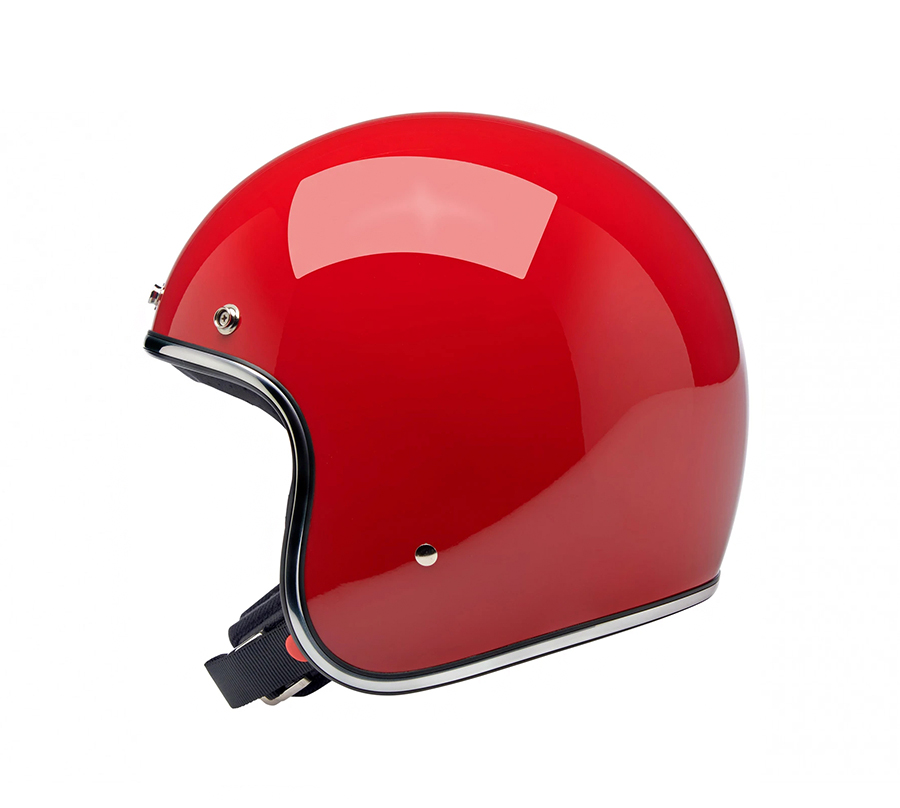 Biltwell Bonanza Gloss Blood Red Helmet