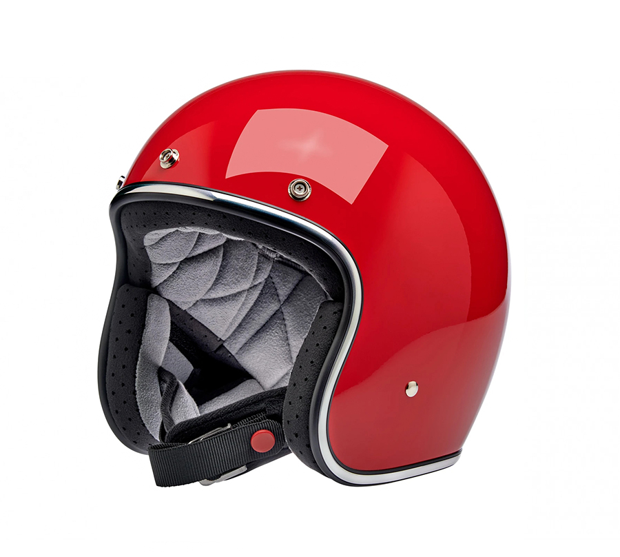 Biltwell Bonanza Gloss Blood Red Helmet