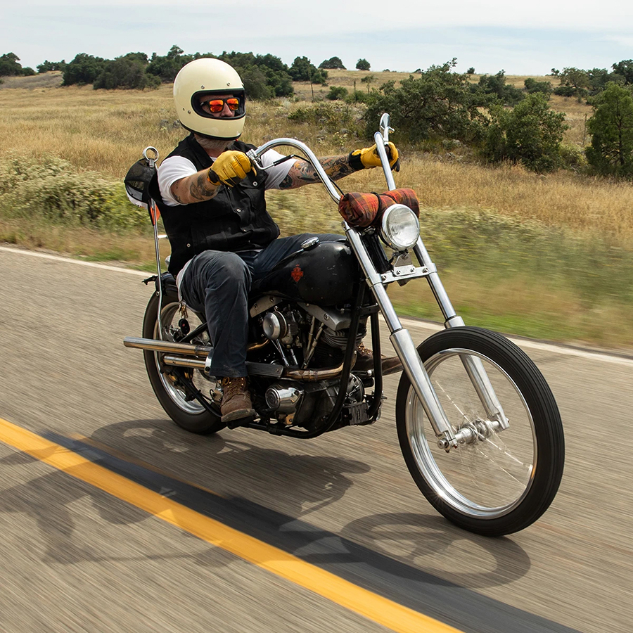 Biltwell Gringo S ECE Vintage White Helmet
