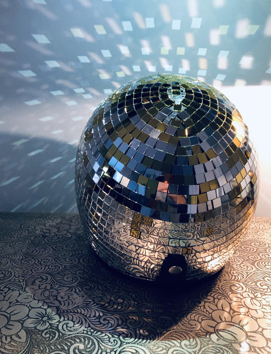 Disco Ball Custom Motorcycle Helmet