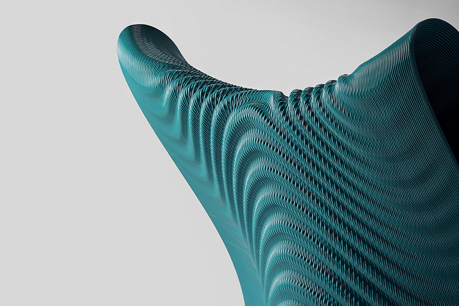 3D Printed Chair ‘Mawj’ by Riyad Joucka