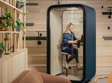 Custom-Made Office Pods by Framery and Ultra
